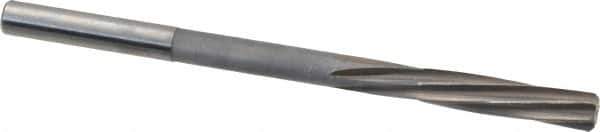 Magafor - 6.3602mm Solid Carbide 6 Flute Chucking Reamer - Spiral Flute, 0.236" Straight Shank, 1-7/64" Flute Length, 3-31/32" OAL - Best Tool & Supply