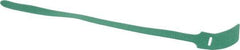 SpeedTech - 15" Long Green Nylon & Polyethylene Hook & Loop Strap - 50 Lb Tensile Strength - Best Tool & Supply