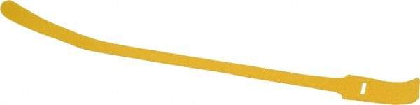 SpeedTech - 15" Long Yellow Nylon & Polyethylene Hook & Loop Strap - 50 Lb Tensile Strength - Best Tool & Supply