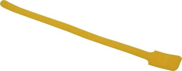 SpeedTech - 11" Long Yellow Nylon & Polyethylene Hook & Loop Strap - 40 Lb Tensile Strength - Best Tool & Supply