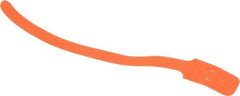 SpeedTech - 8" Long Orange Nylon & Polyethylene Hook & Loop Strap - 40 Lb Tensile Strength - Best Tool & Supply