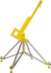 Gemtor - Confined Space Entry & Retrieval Bases & Booms Type: Portable Quadpod w/Rotating Boom Maximum Height (Inch): 90 - Best Tool & Supply