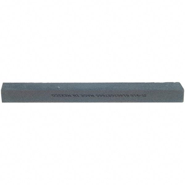 Norton - 10" Long x 1-1/4" Wide x 3/4" Thick, Silicon Carbide Sharpening Stone - Flat, Medium Grade - Best Tool & Supply