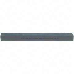 Norton - 10" Long x 1-1/4" Wide x 3/4" Thick, Silicon Carbide Sharpening Stone - Flat, Medium Grade - Best Tool & Supply