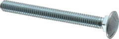 Value Collection - 5/16-18 UNC 3" Length Under Head, Standard Square Neck, Carriage Bolt - Grade 5 Steel, Zinc-Plated Finish - Best Tool & Supply