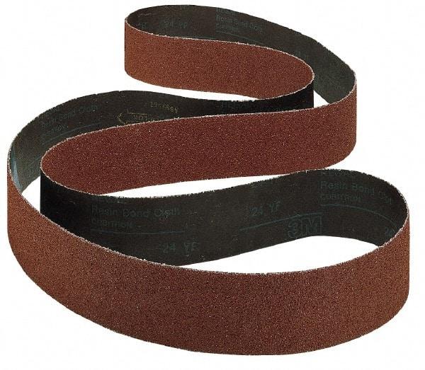 3M - 4" Wide x 168" OAL, Aluminum Oxide Abrasive Belt - Aluminum Oxide, Coarse, Nonwoven, Series SC-BL - Best Tool & Supply