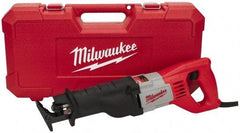 Milwaukee Tool - 3,000 Strokes per Minute, 3/4 Inch Stroke Length, Electric Reciprocating Saw - 120 Volts, 12 Amps - Best Tool & Supply