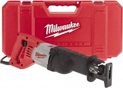 Milwaukee Tool - 3,000 Strokes per Minute, 1-1/8 Inch Stroke Length, Electric Reciprocating Saw - 120 Volts, 12 Amps - Best Tool & Supply