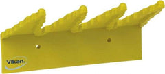 Vikan - 22 Lb, 6-1/2" Wide, 2-1/2" High, Polypropylene, Wall Bracket - 9-1/2" Long, 3 Holders - Best Tool & Supply