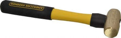 American Hammer - 1-1/2 Lb Head Nonmarring Mallet - 12" OAL, 11" Long Fiberglass Handle - Best Tool & Supply