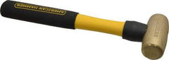 American Hammer - 2 Lb Head Nonmarring Mallet - 12" OAL, 11" Long Fiberglass Handle - Best Tool & Supply