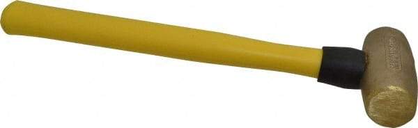 American Hammer - 3 Lb Head Nonmarring Mallet - 14-1/2" OAL, 13" Long Fiberglass Handle - Best Tool & Supply