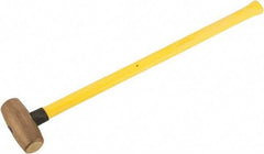 American Hammer - 8 Lb Head Nonsparking Hammer - 33" OAL, 30-1/2" Long Fiberglass Handle - Best Tool & Supply