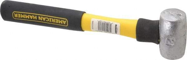 American Hammer - 2 Lb Head Nonmarring Mallet - 9-1/2" OAL, 8" Long Fiberglass Handle - Best Tool & Supply