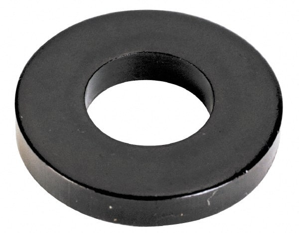 M10 Screw Standard Flat Washer: Case Hardened Steel, Black Oxide Finish 11mm ID x 22mm OD, 5mm Thick, Black Oxide Finish