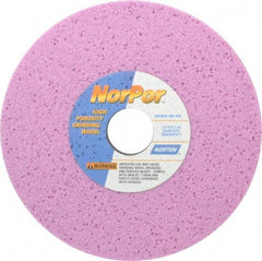 Norton - 7" Diam x 1-1/4" Hole x 1/2" Thick, G Hardness, 46 Grit Surface Grinding Wheel - Aluminum Oxide, Type 1, Coarse Grade, 3,600 Max RPM, Vitrified Bond, No Recess - Best Tool & Supply