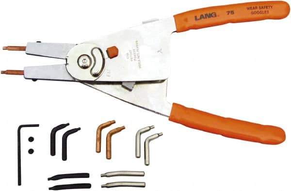 Lang - Standard Jaw, Snap Ring Plier - 4" OAL, Snap Ring Plier - Best Tool & Supply