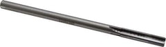 Made in USA - 7/16" Carbide-Tipped 4 Flute Chucking Reamer - Straight Flute, 3/8" Straight Shank, 1-3/4" Flute Length, 7" OAL - Best Tool & Supply