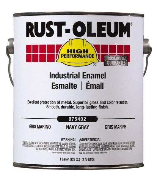 Rust-Oleum - 1 Gal International Orange Gloss Finish Industrial Enamel Paint - 250 to 550 Sq Ft per Gal, Interior/Exterior, <450 gL VOC Compliance - Best Tool & Supply