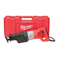 Milwaukee Tool - 3,000 Strokes per Minute, 1-1/4 Inch Stroke Length, Electric Reciprocating Saw - 120 Volts, 13 Amps, 1 Blade - Best Tool & Supply