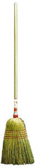 Weiler - 54" OAL Corn Bristle Broom - Wood Handle, 15" Bristle Length - Best Tool & Supply