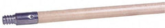 Weiler - 60 x 15/16" Wood Handle for Floor Brushes & Garage Brushes - Threaded Connection, Tan - Best Tool & Supply