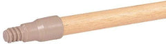 Weiler - 60 x 15/16" Wood Handle for Perma Sweep Floor Brushes - Threaded Connection, Tan - Best Tool & Supply