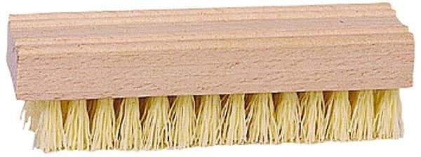 Weiler - Hand & Fingernail Scrub Brush - Plastic Bristles, Wood Block - Best Tool & Supply