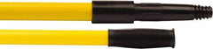 Weiler - 60 x 0.0833" Fiberglass Handle for Tapered or Threaded Holes - Threaded Connection, Yellow - Best Tool & Supply