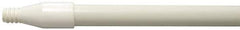 Weiler - 60 x 0.0833" Fiberglass Squeegee Handle - Threaded Connection, White - Best Tool & Supply