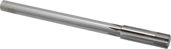 Made in USA - 0.747" Carbide-Tipped 6 Flute Chucking Reamer - Straight Flute, 5/8" Straight Shank, 2-1/2" Flute Length, 9-1/2" OAL - Best Tool & Supply