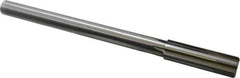 Made in USA - 0.764" Carbide-Tipped 6 Flute Chucking Reamer - Straight Flute, 5/8" Straight Shank, 2-1/2" Flute Length, 9-1/2" OAL - Best Tool & Supply