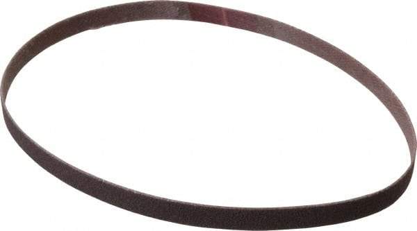 Norton - 1/4" Wide x 12" OAL, 120 Grit, Aluminum Oxide Abrasive Belt - Aluminum Oxide, Fine, Coated, Series R228 - Best Tool & Supply