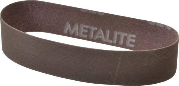 Norton - 1" Wide x 12" OAL, 320 Grit, Aluminum Oxide Abrasive Belt - Aluminum Oxide, Extra Fine, Coated, Series R228 - Best Tool & Supply