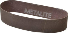 Norton - 1" Wide x 12" OAL, 320 Grit, Aluminum Oxide Abrasive Belt - Aluminum Oxide, Extra Fine, Coated, Series R228 - Best Tool & Supply