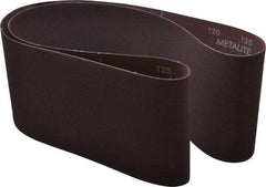 Norton - 6" Wide x 60" OAL, 120 Grit, Aluminum Oxide Abrasive Belt - Aluminum Oxide, Fine, Coated, Series R228 - Best Tool & Supply