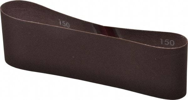 Norton - 3" Wide x 21" OAL, 150 Grit, Aluminum Oxide Abrasive Belt - Aluminum Oxide, Very Fine, Coated, Series R228 - Best Tool & Supply