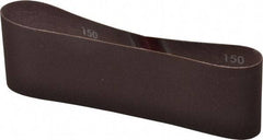 Norton - 3" Wide x 21" OAL, 150 Grit, Aluminum Oxide Abrasive Belt - Aluminum Oxide, Very Fine, Coated, Series R228 - Best Tool & Supply