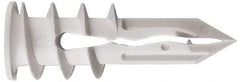 Toggler - #6 to 8 Screw, 1/4" Diam, 1-1/4" Long, 3/8 to 5/8" Thick, Self Drilling Drywall & Hollow Wall Anchor - Thermoplastic Alloy, Grade Proprietary Thermoplastic Alloy, Use in Drywall - Best Tool & Supply