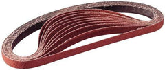 3M - 3-1/2" Wide x 15-1/2" OAL, 80 Grit, Ceramic Abrasive Belt - Ceramic, Medium, Coated, X Weighted Cloth Backing, Series 747D - Best Tool & Supply