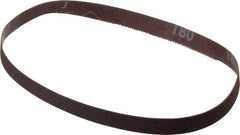 Norton - 1/2" Wide x 18" OAL, 180 Grit, Aluminum Oxide Abrasive Belt - Aluminum Oxide, Very Fine, Coated, Series R228 - Best Tool & Supply