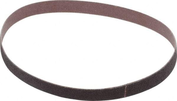 Norton - 3/8" Wide x 13" OAL, 80 Grit, Aluminum Oxide Abrasive Belt - Aluminum Oxide, Medium, Coated, Series R228 - Best Tool & Supply