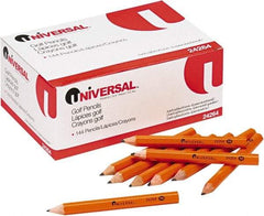 UNIVERSAL - Lead #2 Golf & Pew Pencil - Yellow - Best Tool & Supply