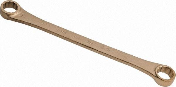 Ampco - 13/16" x 7/8" 12 Point Offset Box Wrench - Double End, 12-1/4" OAL, Aluminum Bronze - Best Tool & Supply