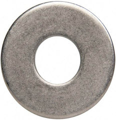 Made in USA - 7/16" Screw, Grade 300 Stainless Steel Standard Flat Washer - 1/2" ID x 1-1/4" OD, 0.064" Thick, Plain Finish, Meets Military Specifications - Best Tool & Supply