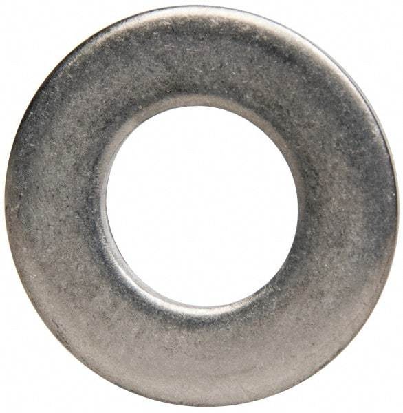 Made in USA - 1/2" Screw, Grade 300 Stainless Steel Standard Flat Washer - 0.531" ID x 1.062" OD, 0.074" Thick, Plain Finish, Meets Military Specifications - Best Tool & Supply