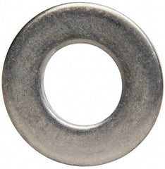 Made in USA - 1/2" Screw, Grade 300 Stainless Steel Standard Flat Washer - 0.531" ID x 1.062" OD, 0.074" Thick, Plain Finish, Meets Military Specifications - Best Tool & Supply