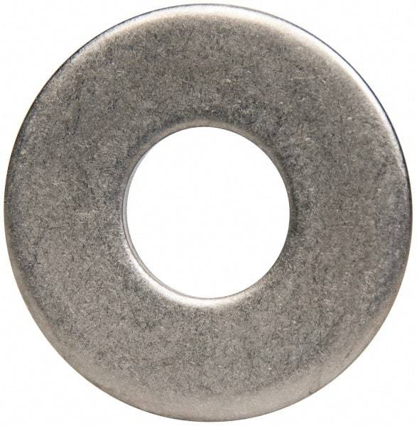 Made in USA - 1/2" Screw, Grade 300 Stainless Steel Standard Flat Washer - 0.562" ID x 1-3/8" OD, 0.086" Thick, Plain Finish, Meets Military Specifications - Best Tool & Supply