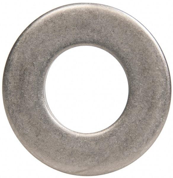 Made in USA - 5/8" Screw, Grade 300 Stainless Steel Standard Flat Washer - 0.656" ID x 1.312" OD, 0.074" Thick, Passivated Finish, Meets Military Specifications - Best Tool & Supply