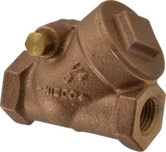 NIBCO - 1/4" Bronze Check Valve - Y-Pattern, FNPT x FNPT, 200 WOG - Best Tool & Supply